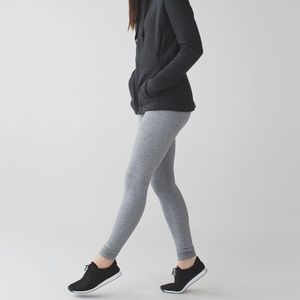 Lululemon Wunder Under Pant in
Heathered Slate